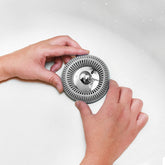 TubRing, Tub Drain Protector for Pop-Up Stopper - Gray